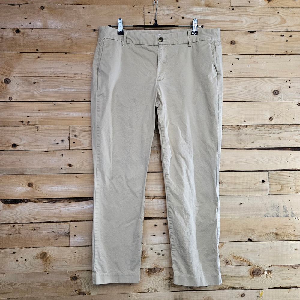J.Crew Laney Pant Khaki Tan Cropped Chino Trousers G9865 Size 14